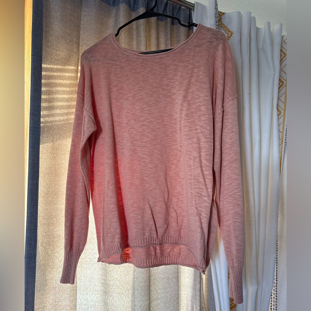 BE COOL Dusty Pink Women's Scoop Neck Sweater